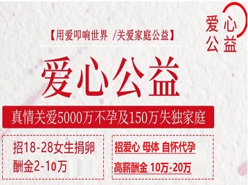 盐城市捐卵助孕生子 爱心志愿者招募